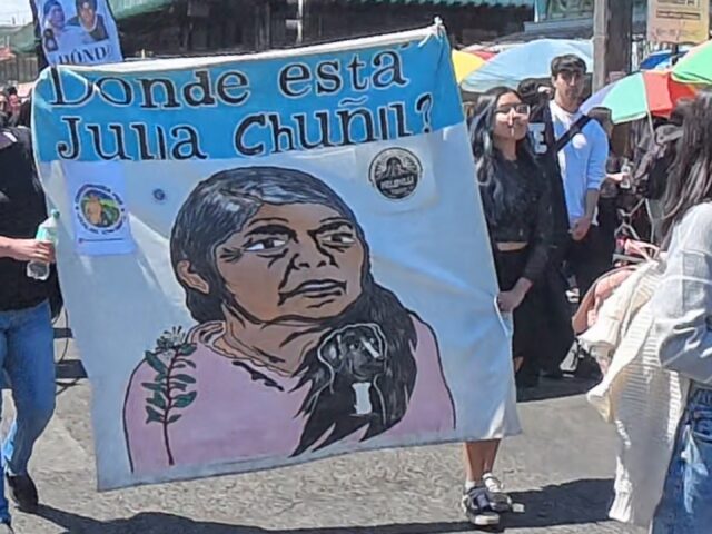 Temuco: Marcha a un año de la desaparición de Julia Chuñil