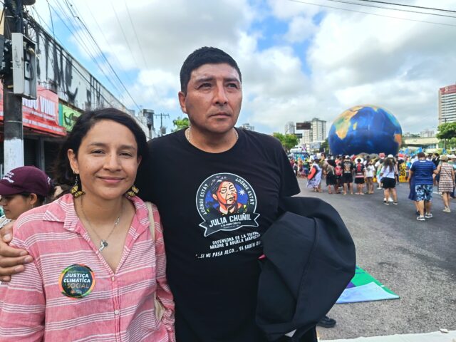 Solidaridad internacional: Hijo de Julia Chuñil e hija de Berta Cáceres exigen verdad y justicia